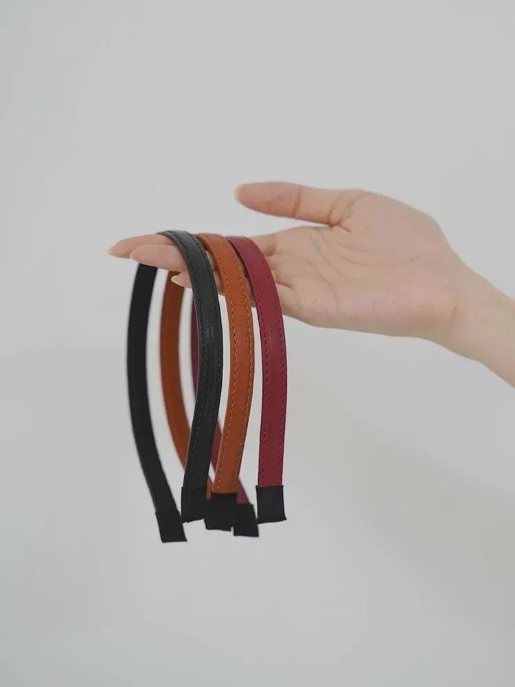 Leather Skinny Hairband