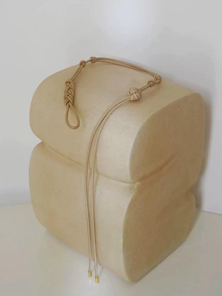 Microfiber Leather Rope Belt with Knots