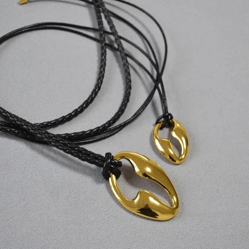 Rope Belt and Matching Necklace