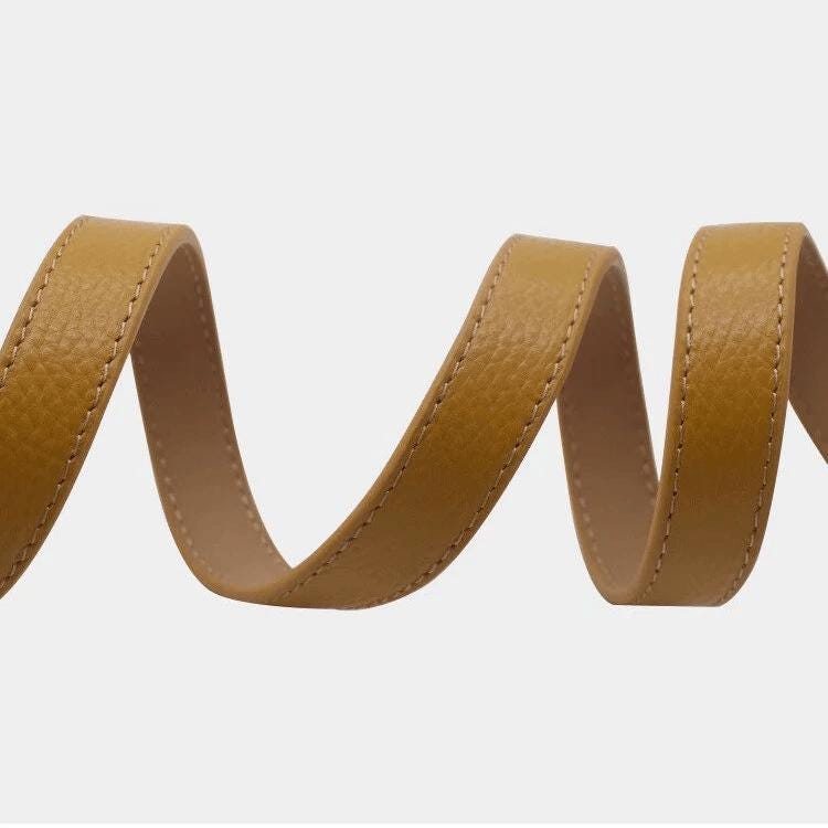 Wide to Narrow Leather Belt