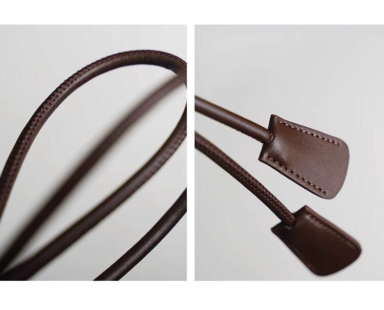 Microfiber Leather Rope Belt