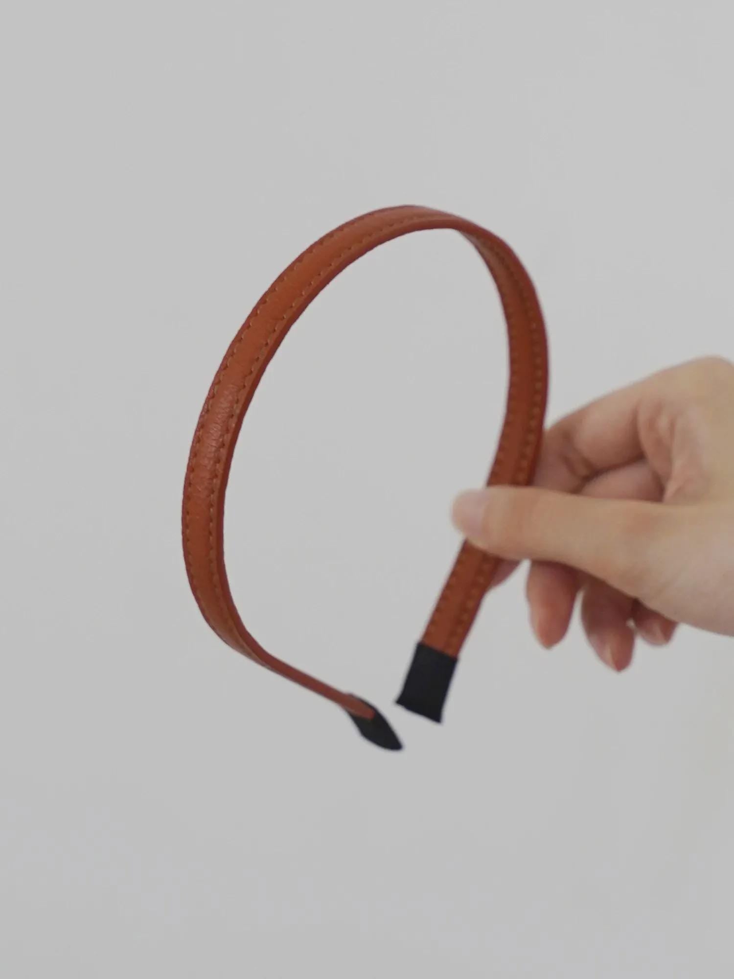 Leather Skinny Hairband