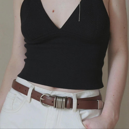 7-Ring Buckle Belt