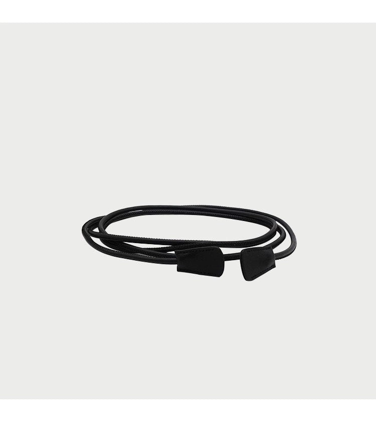 Microfiber Leather Rope Belt