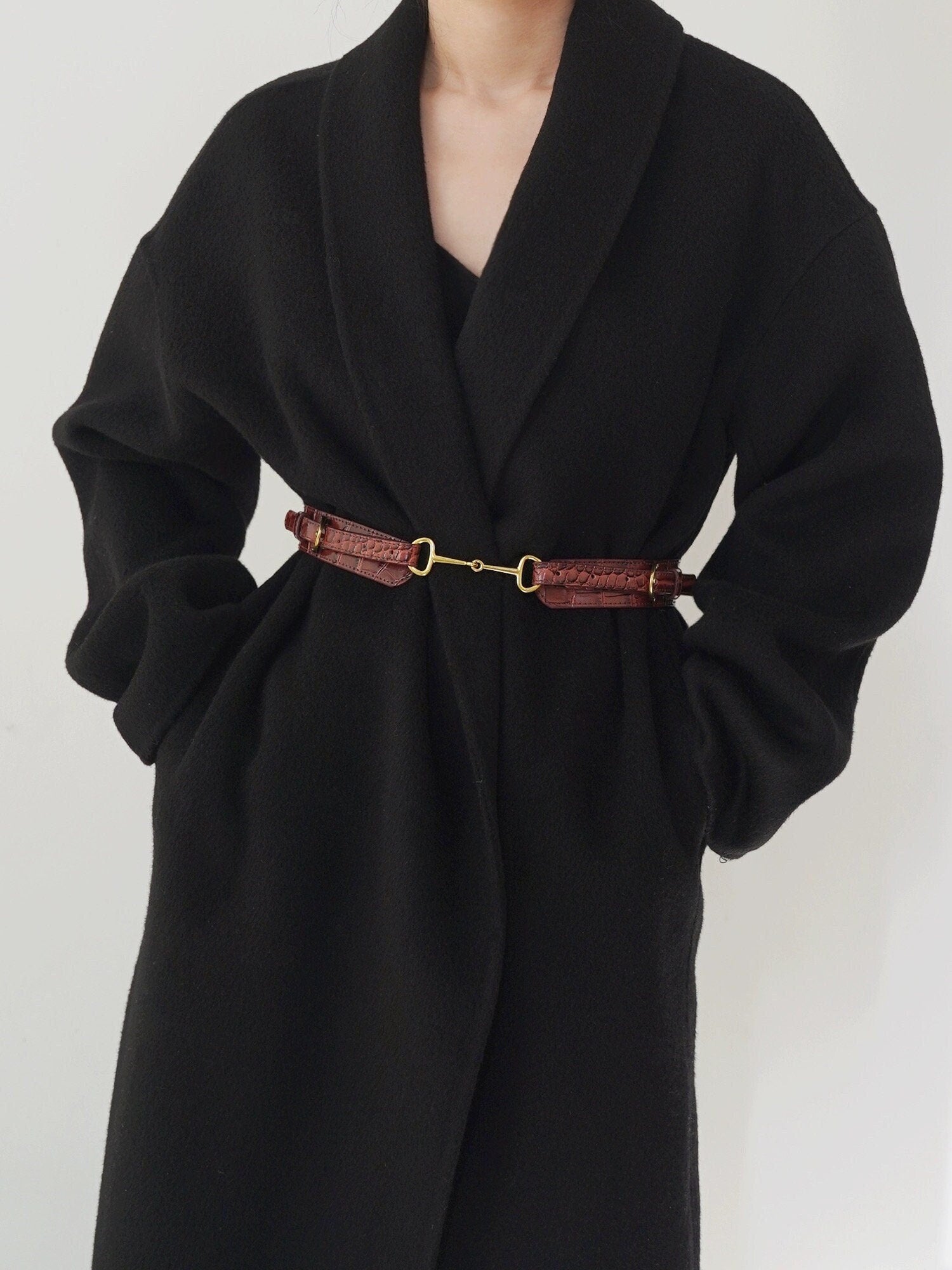 Luxury Wide Leather Belt