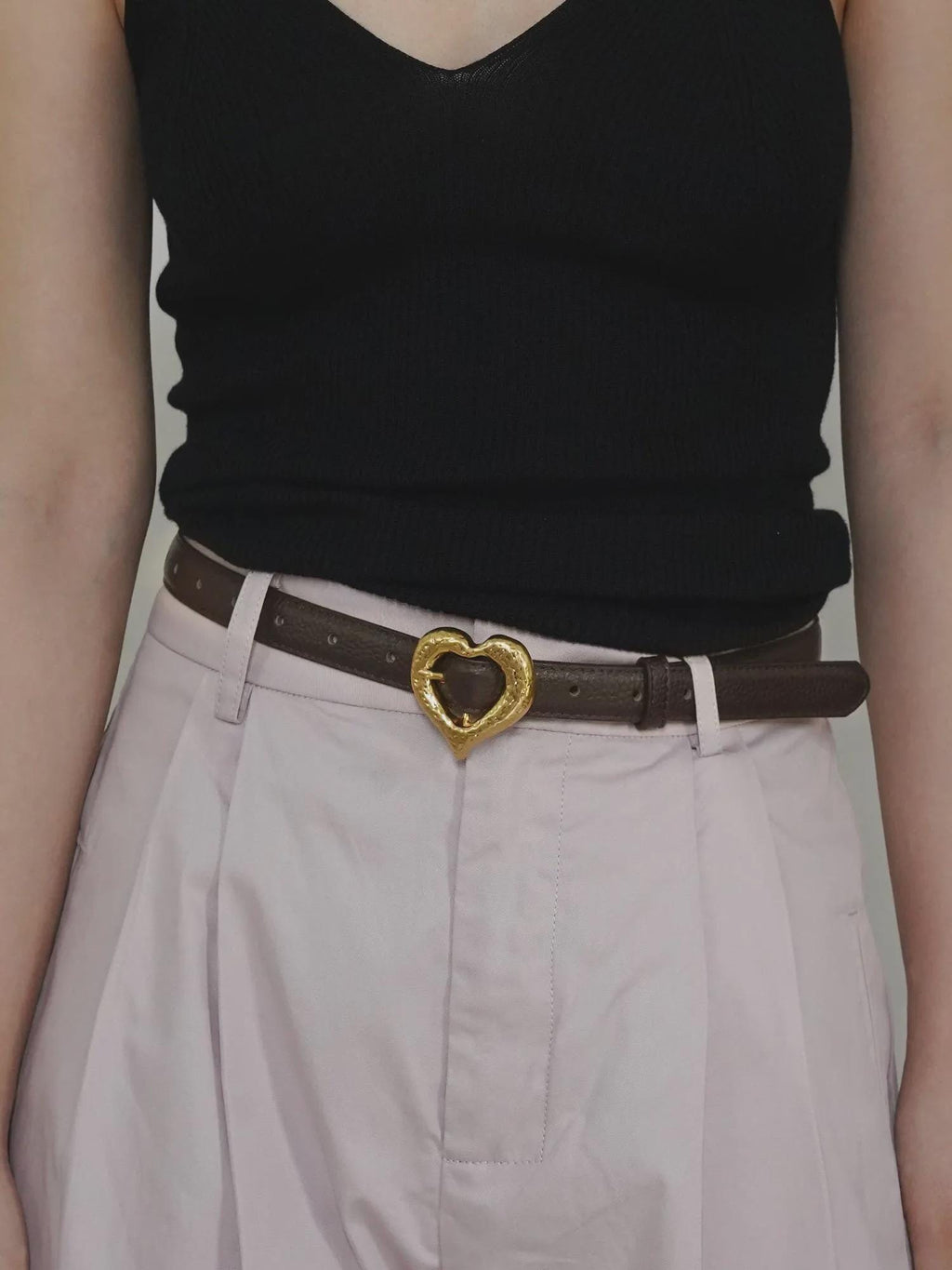 Hammered Heart Belt