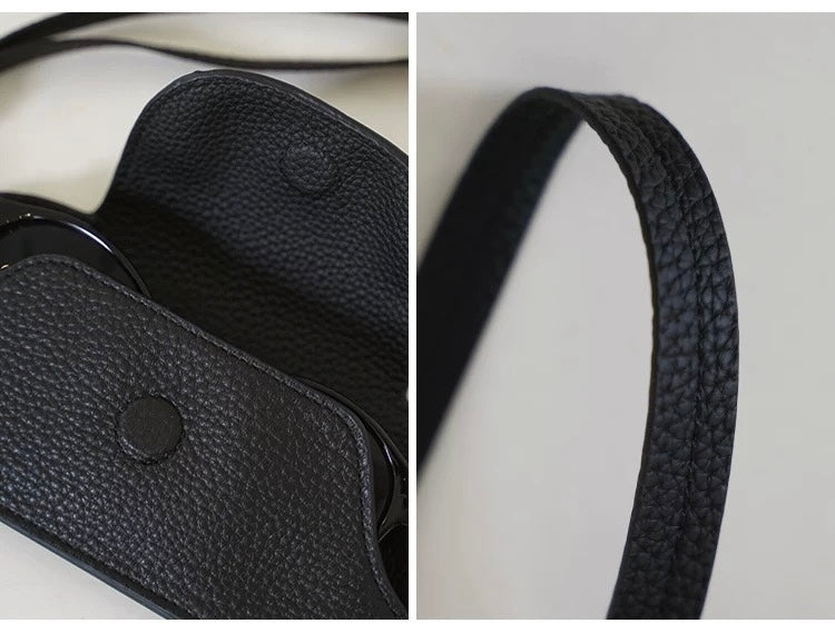 Leather Glass Case