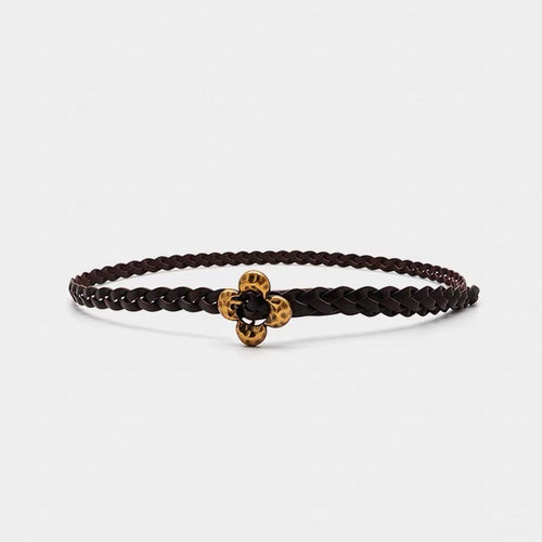 Aurelia Floral Braided Belt