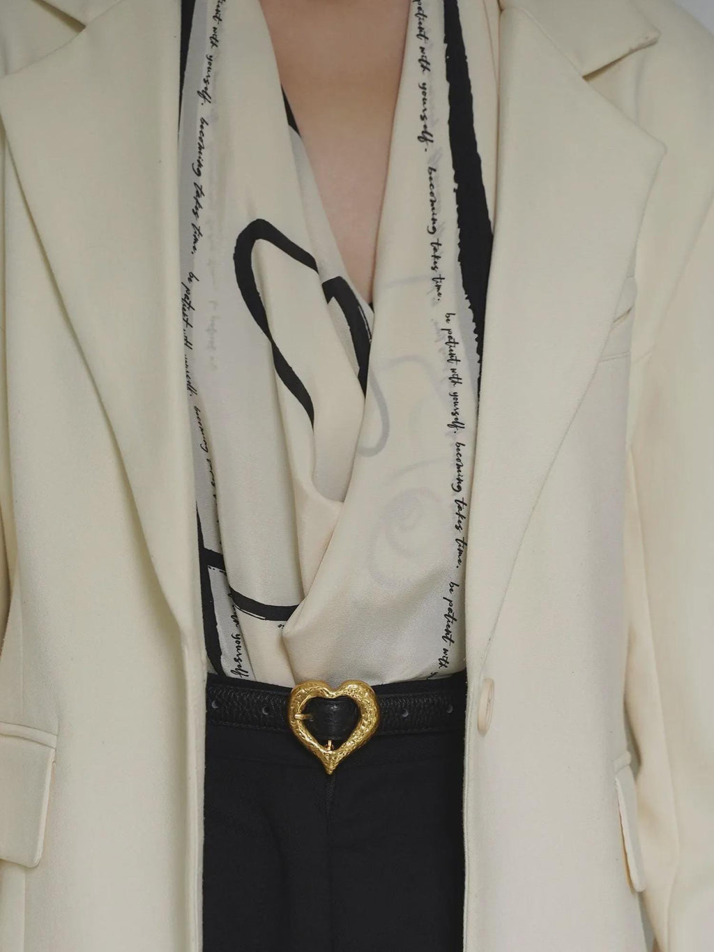 Hammered Heart Belt