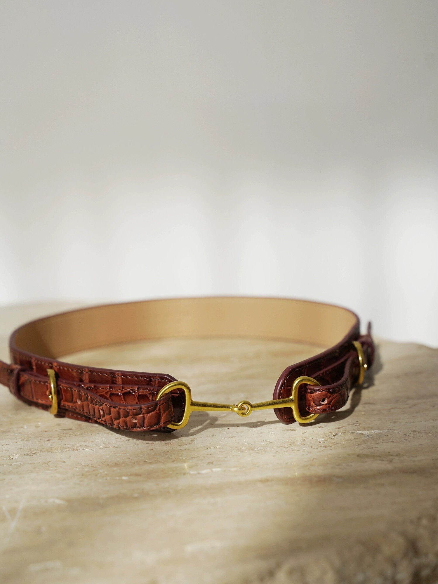 Luxury Wide Leather Belt