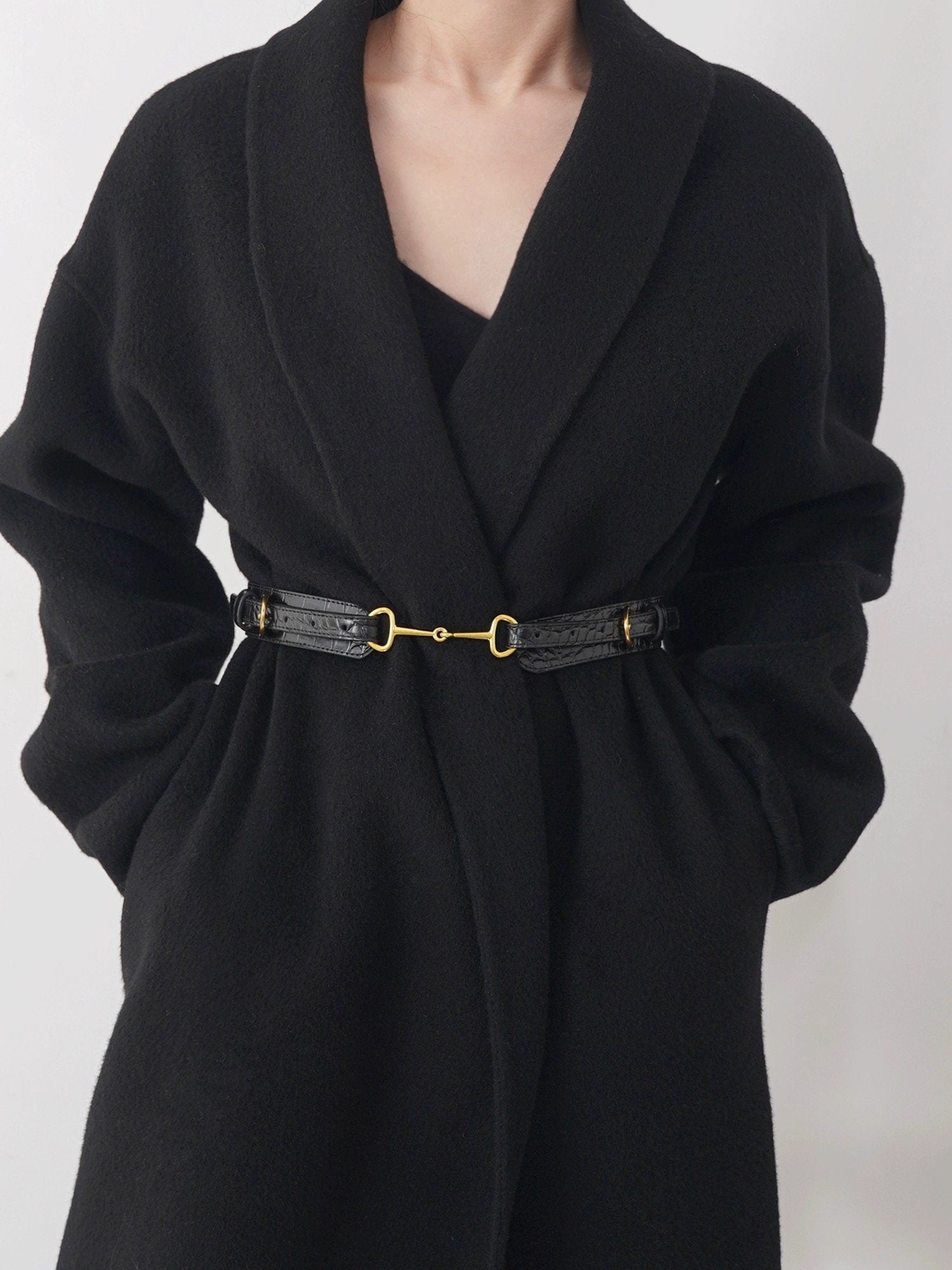 Luxury Wide Leather Belt