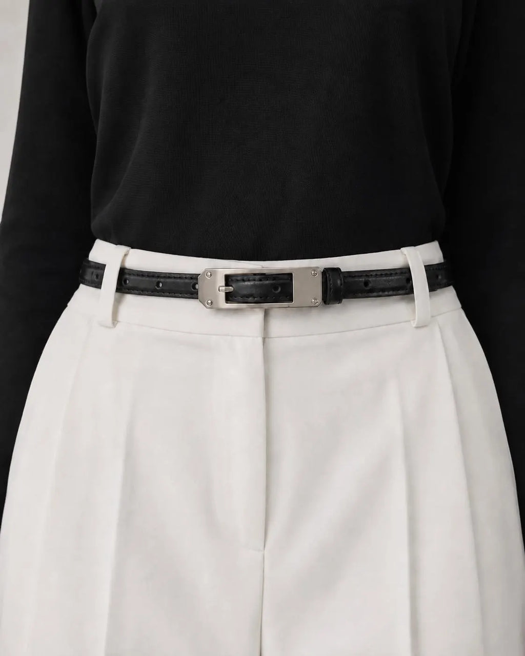 Sloane Skinny Leather Belt