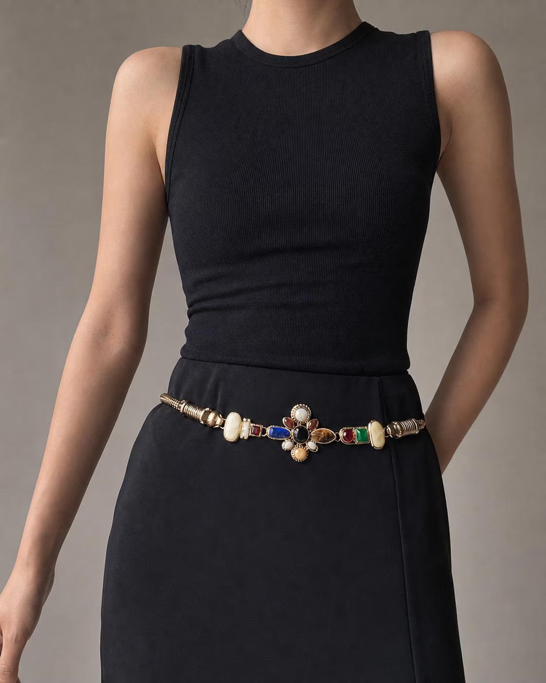 Beaded Fashion Belt