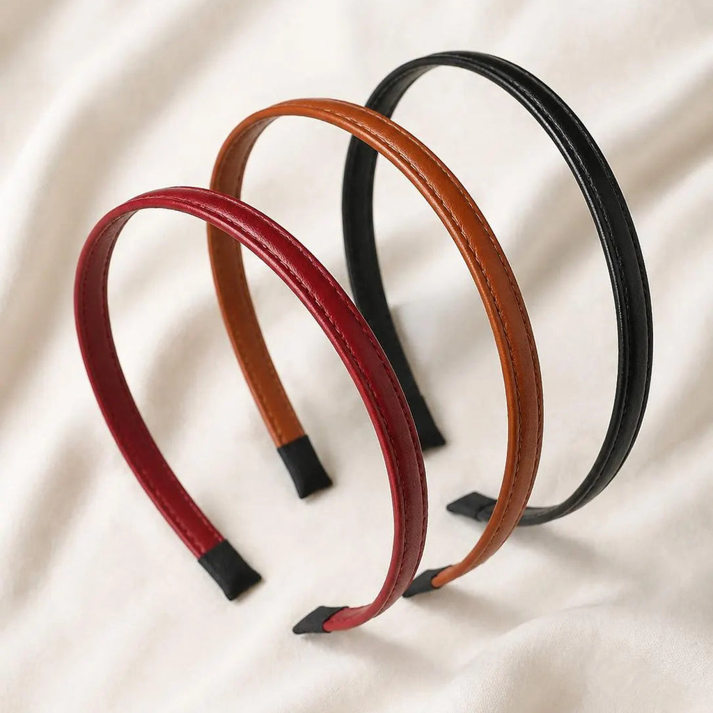 Leather Skinny Hairband