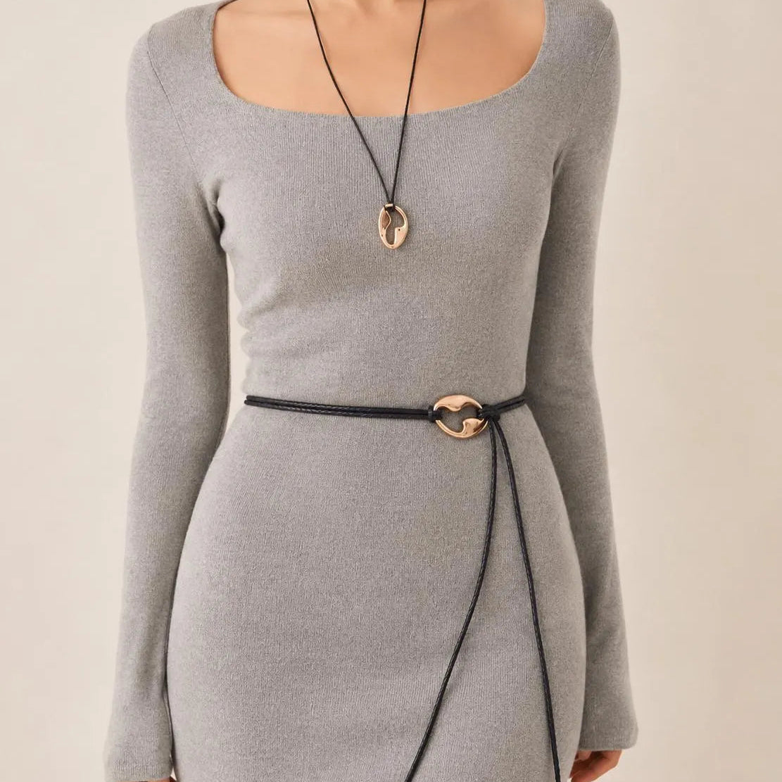Rope Belt and Matching Necklace