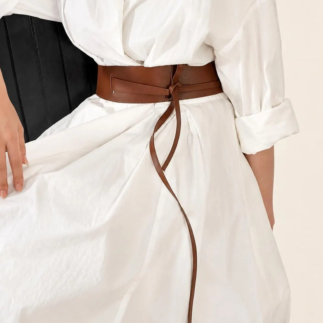Leather Obi Belt